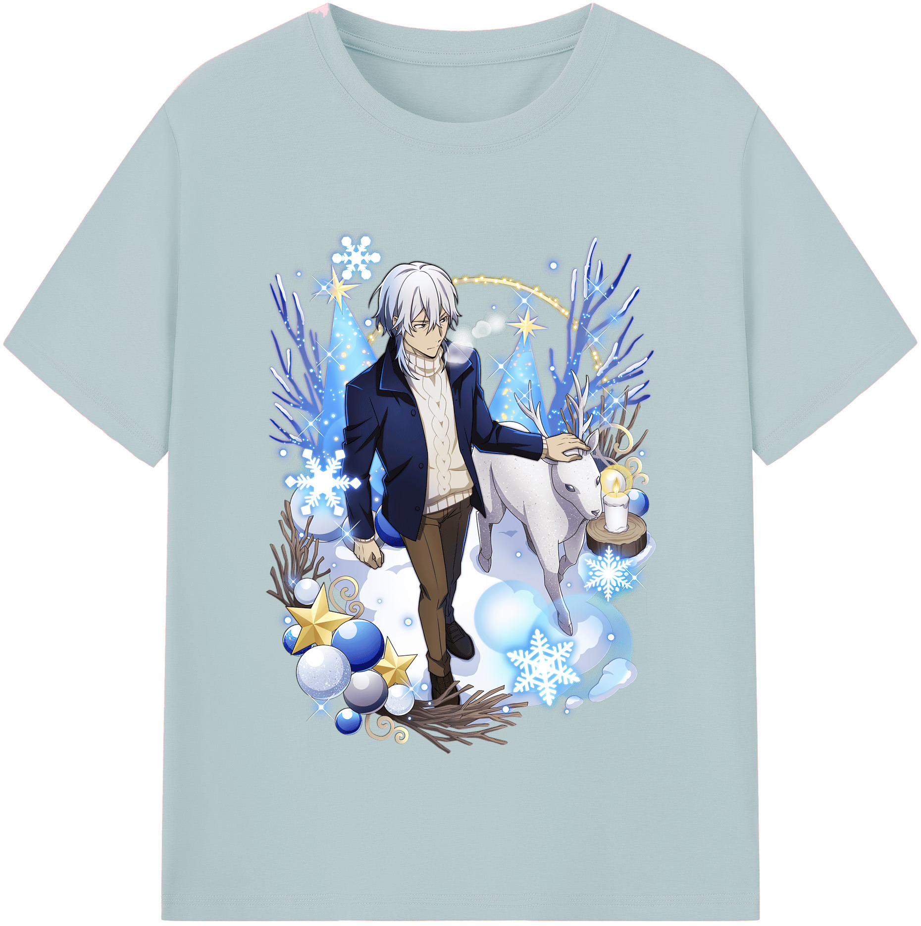 （画像用） 文豪ストレイドッグス Bungo Stray Dogs 綿100％半袖Tシャツ（フロントプリント）
